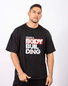 Camiseta Oversized Bodybuilding Negra