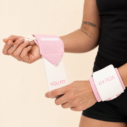 Muñequeras Flex Rosado