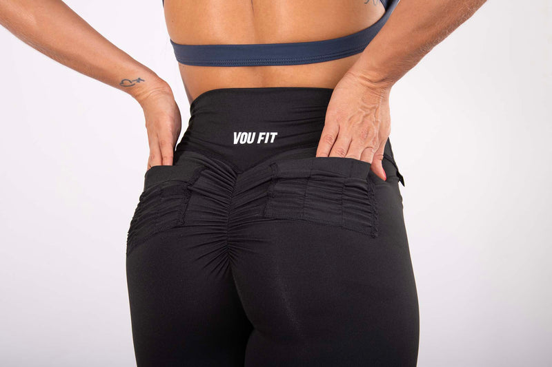 Leggin Bolsillo Negro - voufit