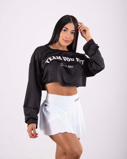 Falda Short Blanca - voufit