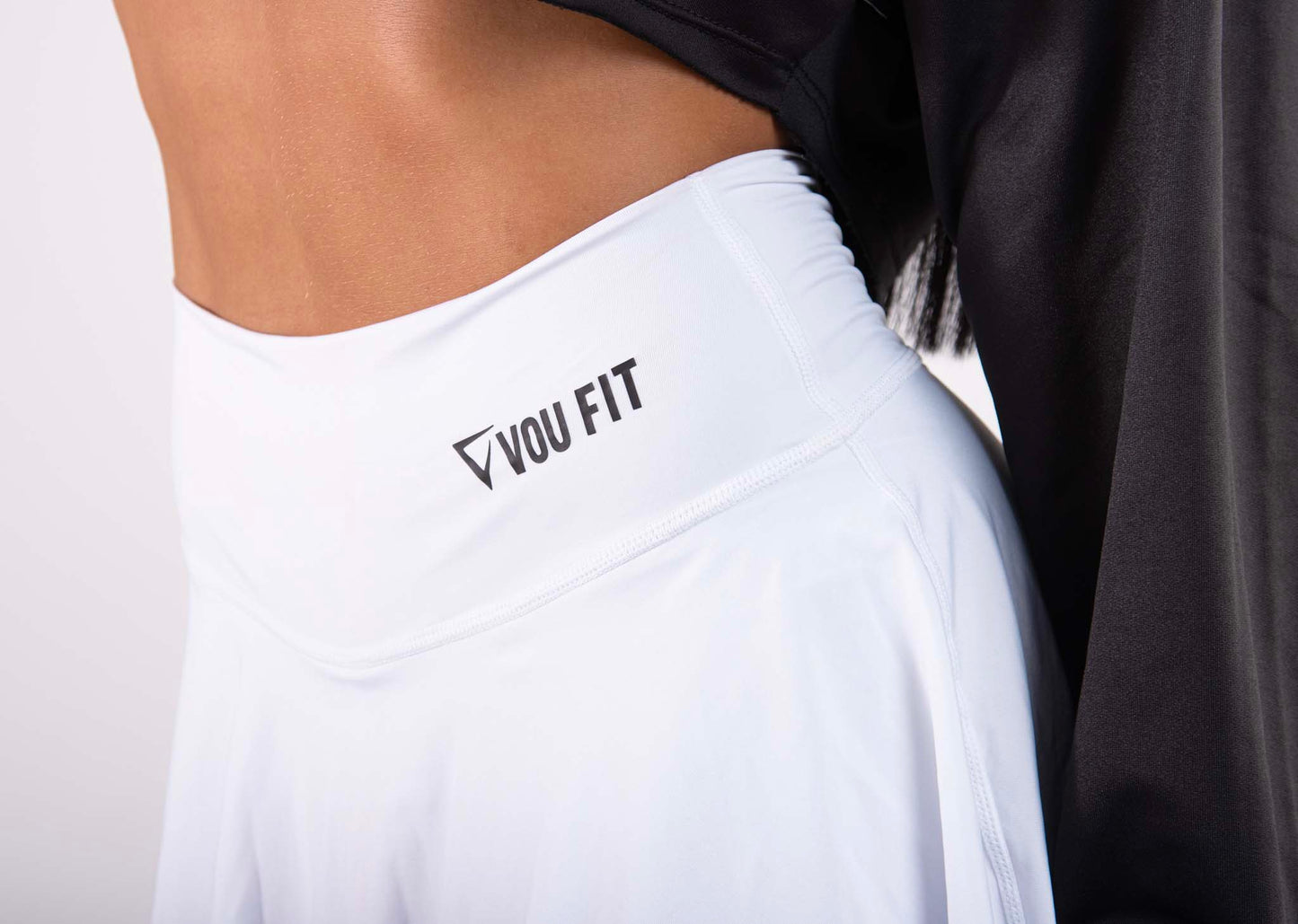 Falda Short Blanca - voufit