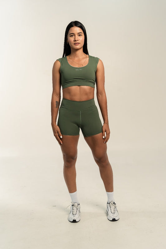 Short Delta Verde militar