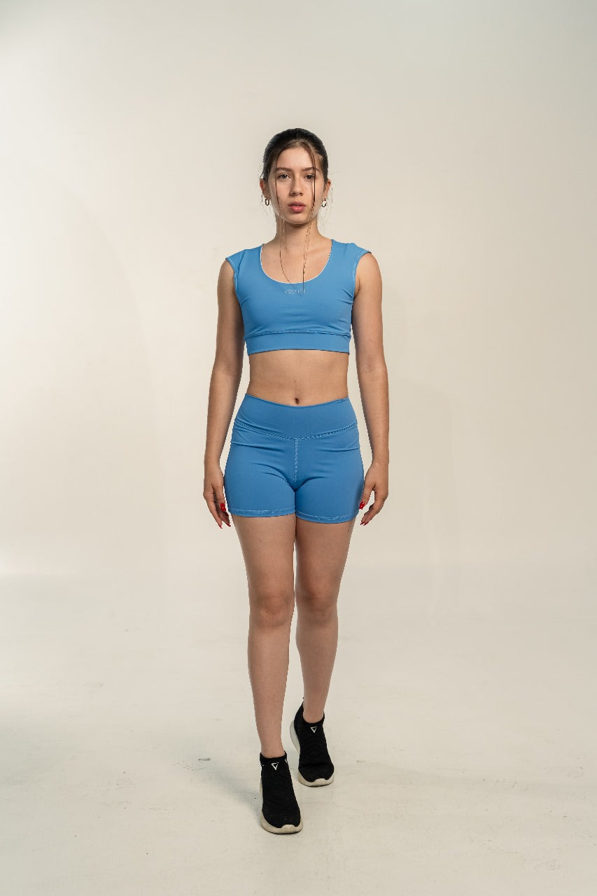 Short Delta Sky blue
