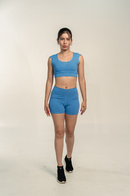 Short Delta Sky blue
