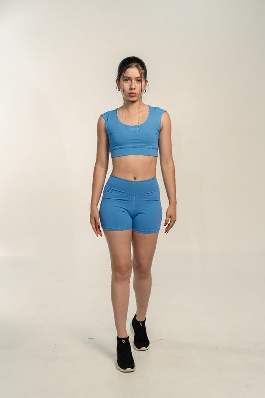Short Delta Sky blue