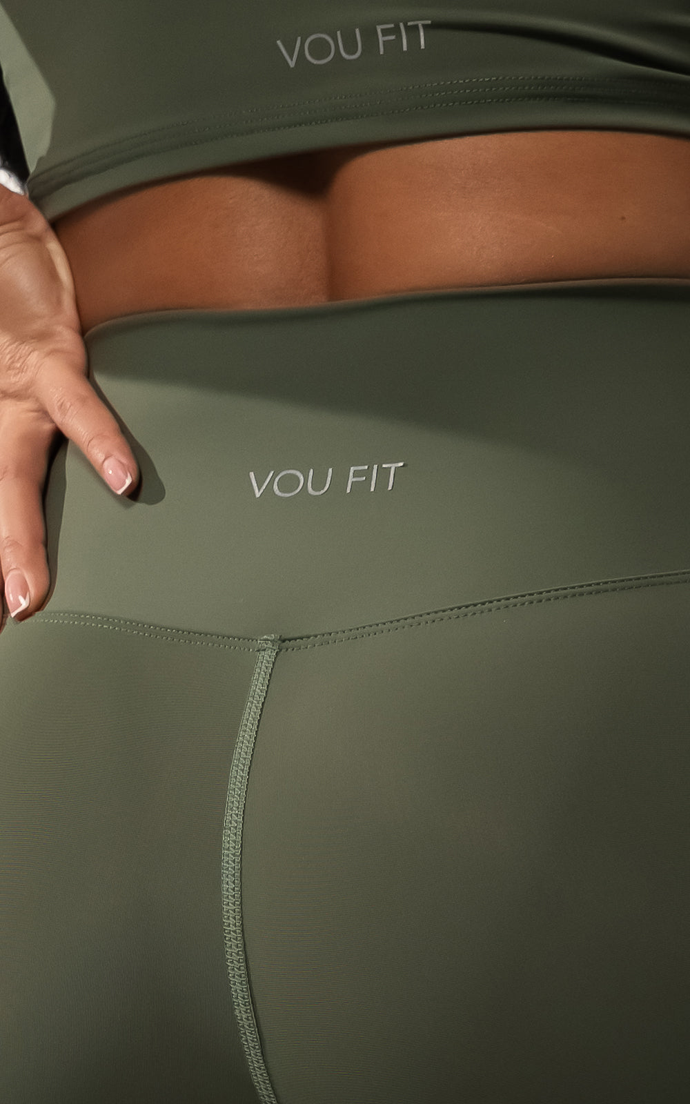 Leggin Orbe Verde militar