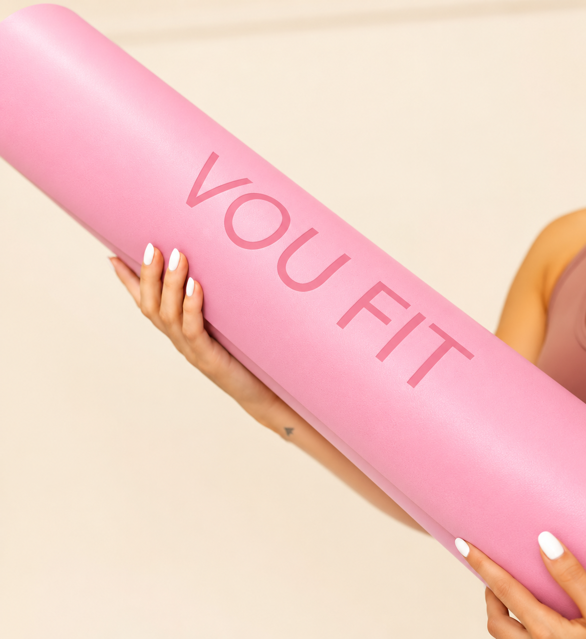 Mat De Yoga Luxury Rosado