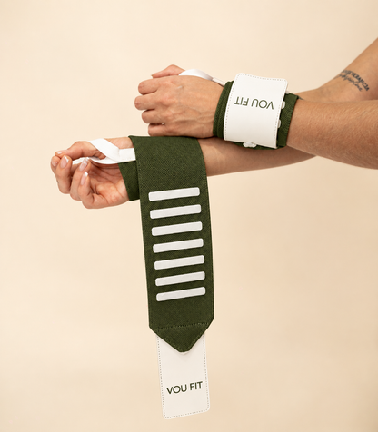 Muñequeras Flex Verde Militar