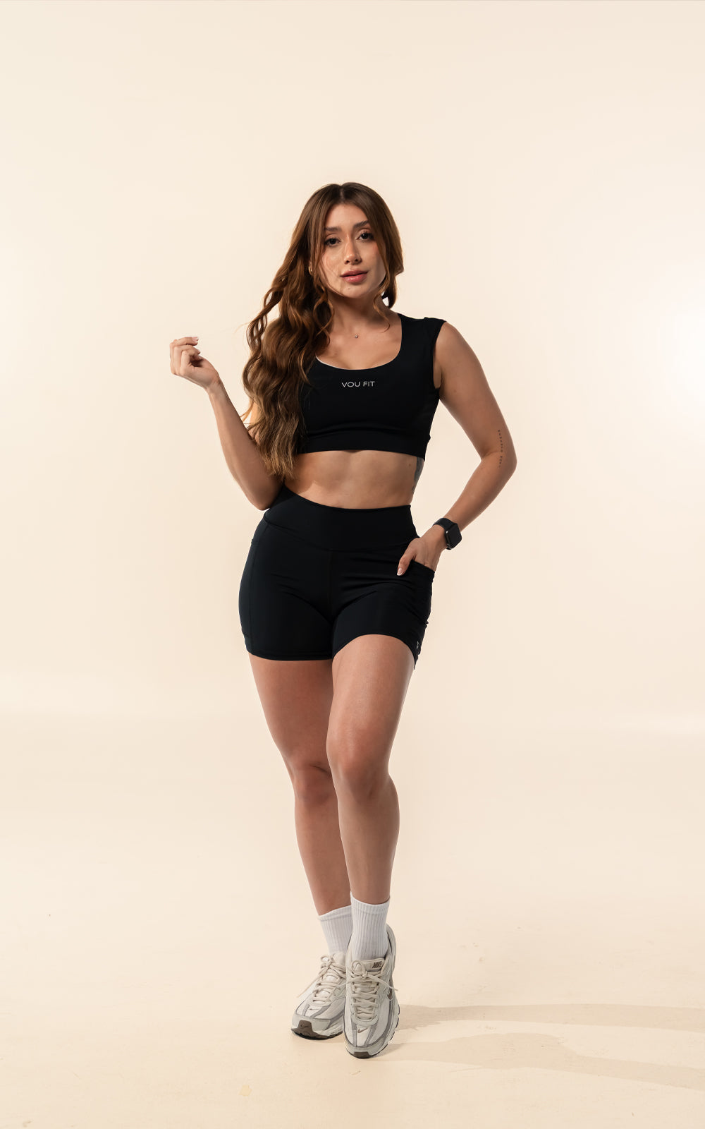Crop Top Evo Negro