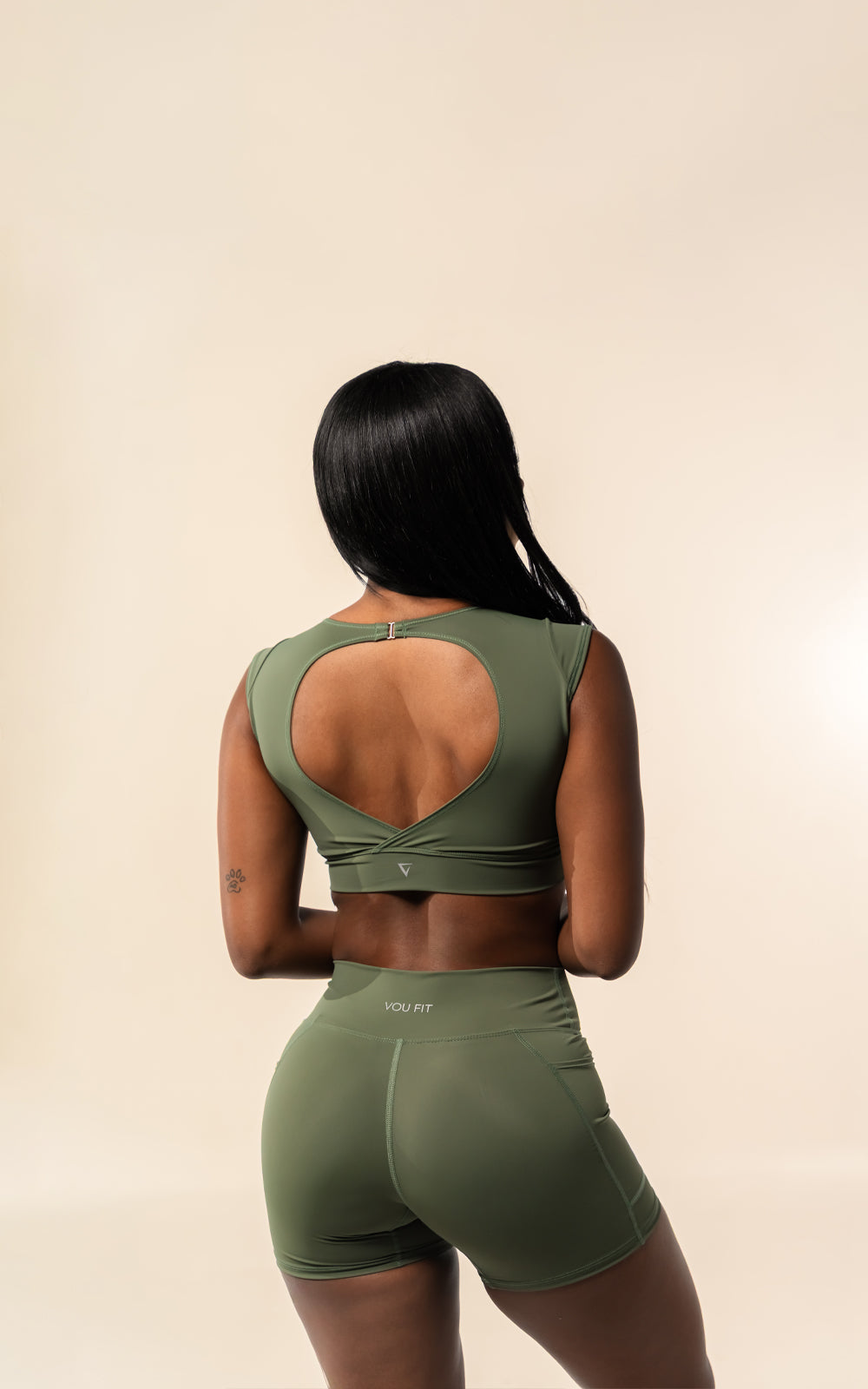 Crop Top Evo Verde militar