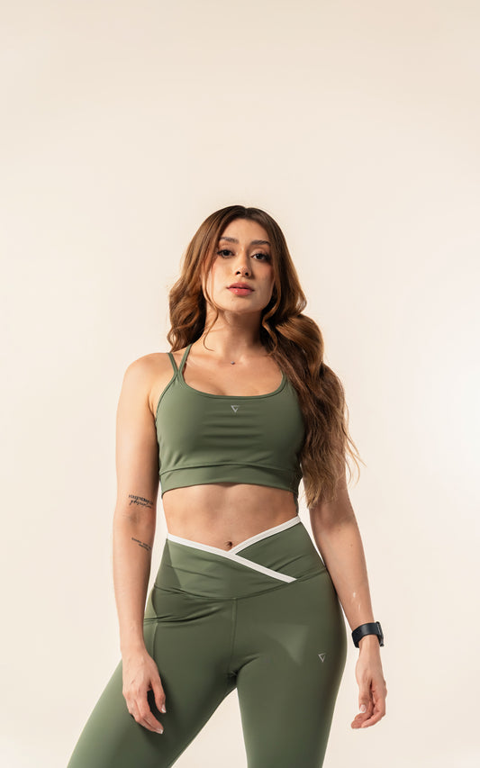Top Nova Verde militar