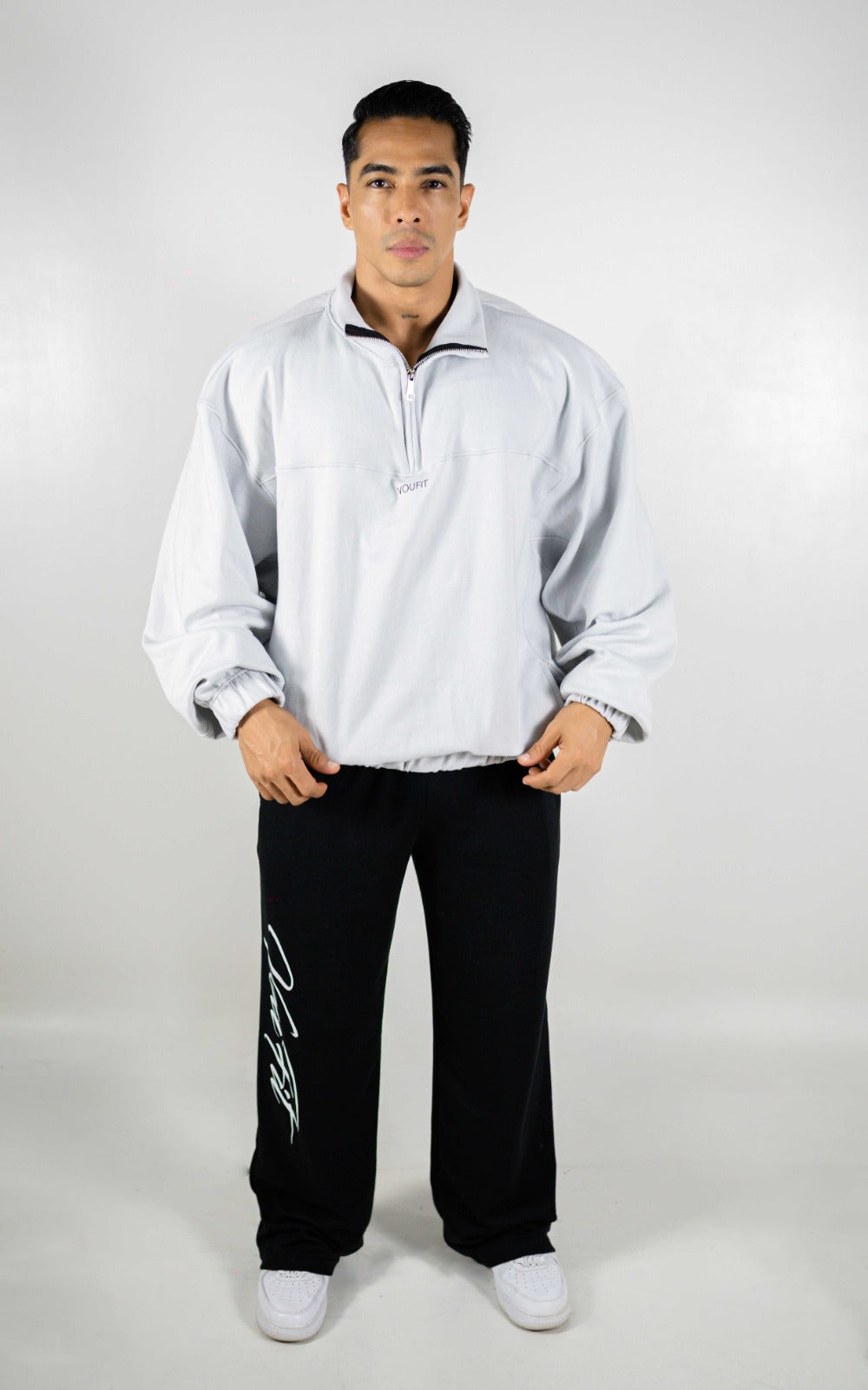 HOODIE BLITZ GRIS CLARO
