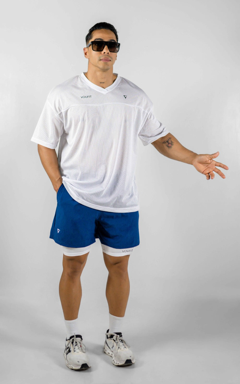 PANTALONETA FLEXIRUN AZUL