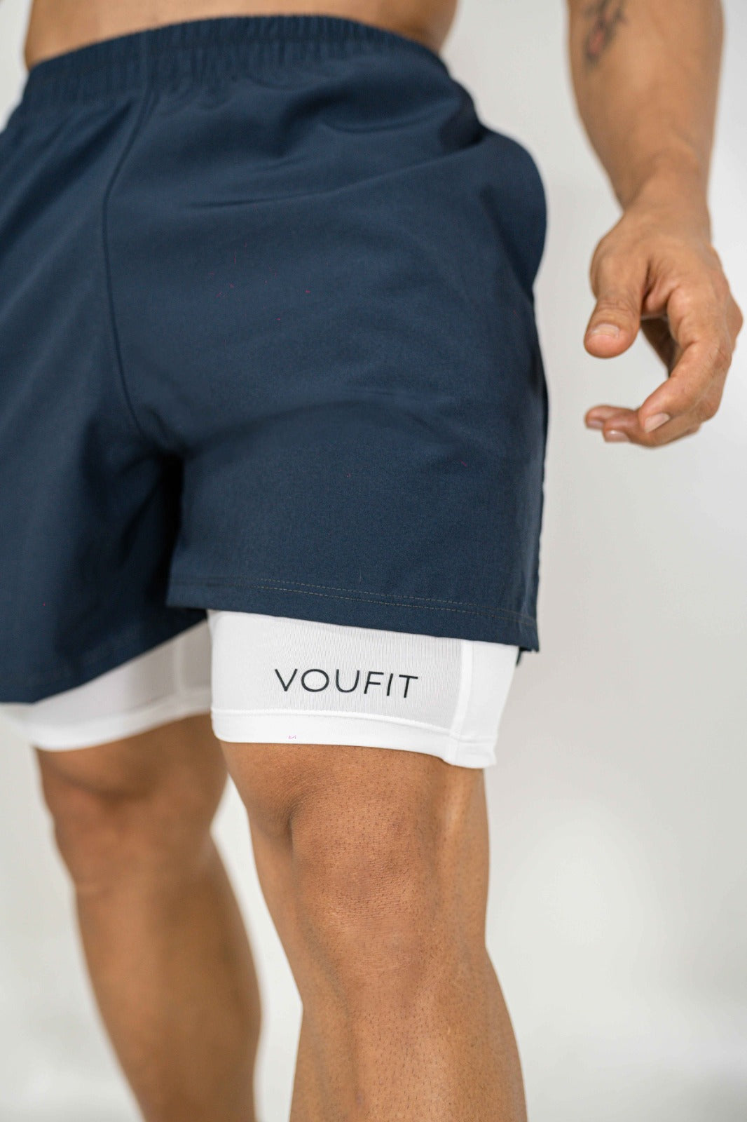 PANTALONETA FLEXIRUN GRIS OSCURO