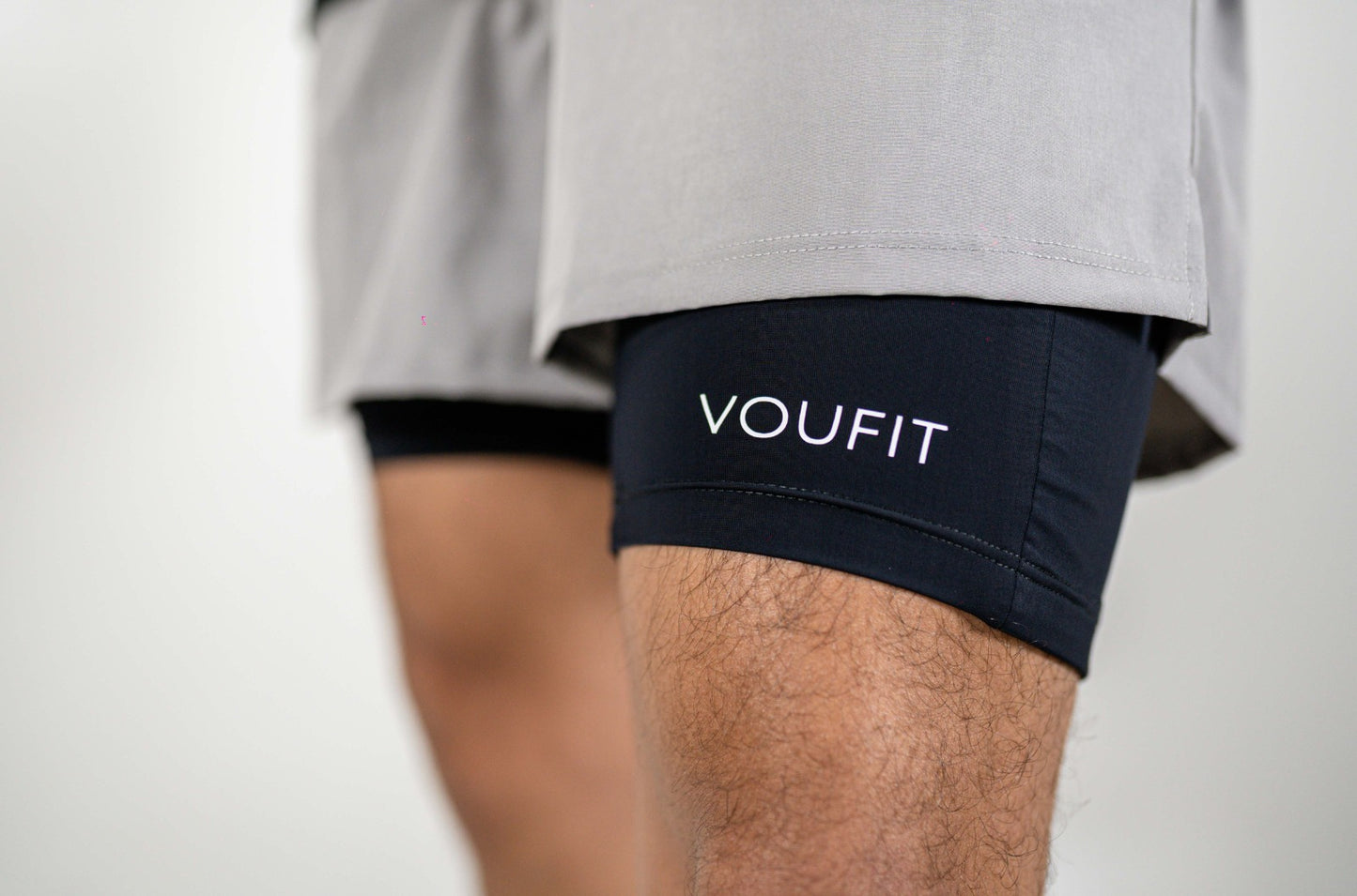 PANTALONETA FLEXI RUN GRIS CLARO