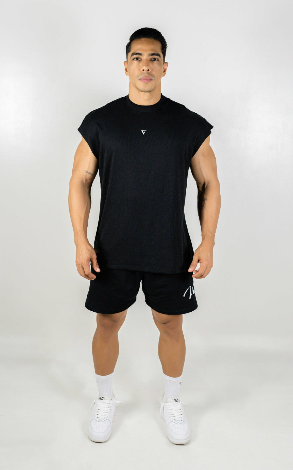 Camisilla Thank Negra