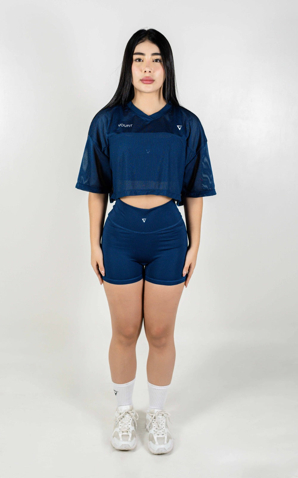 OVERSIZED SLAM CORTA AZUL OSCURO