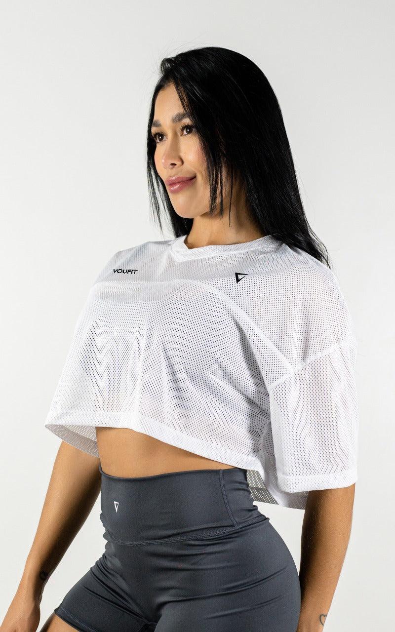 OVERSIZED SLAM CORTA BLANCO