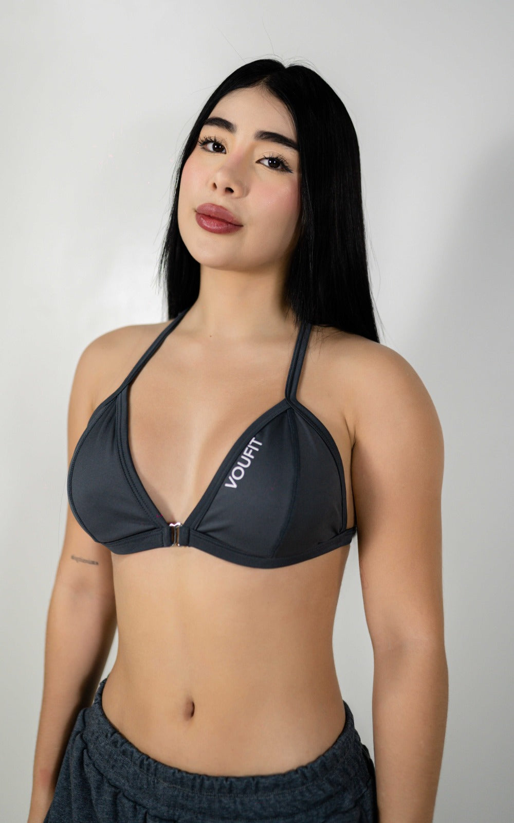 TOP BRA GRIS CLARO
