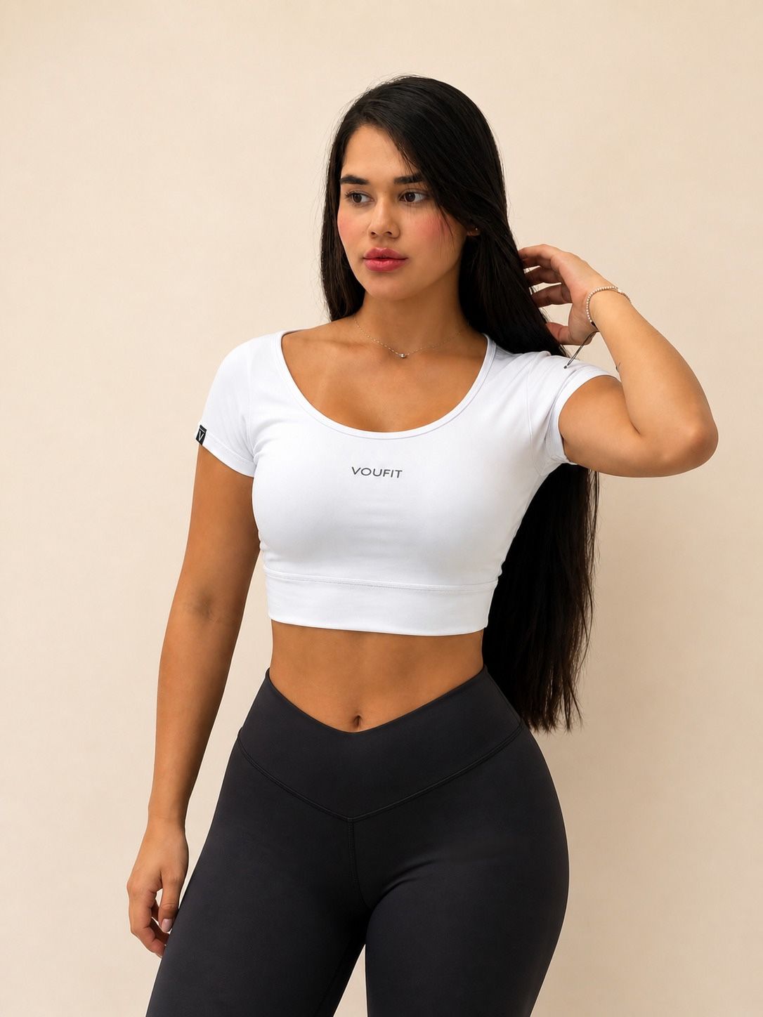 Top Manga Corta Blanco