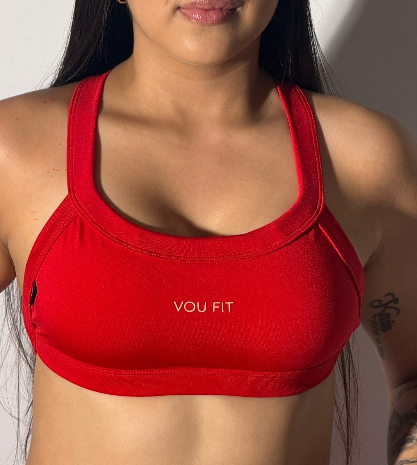Top Strapless Rojo