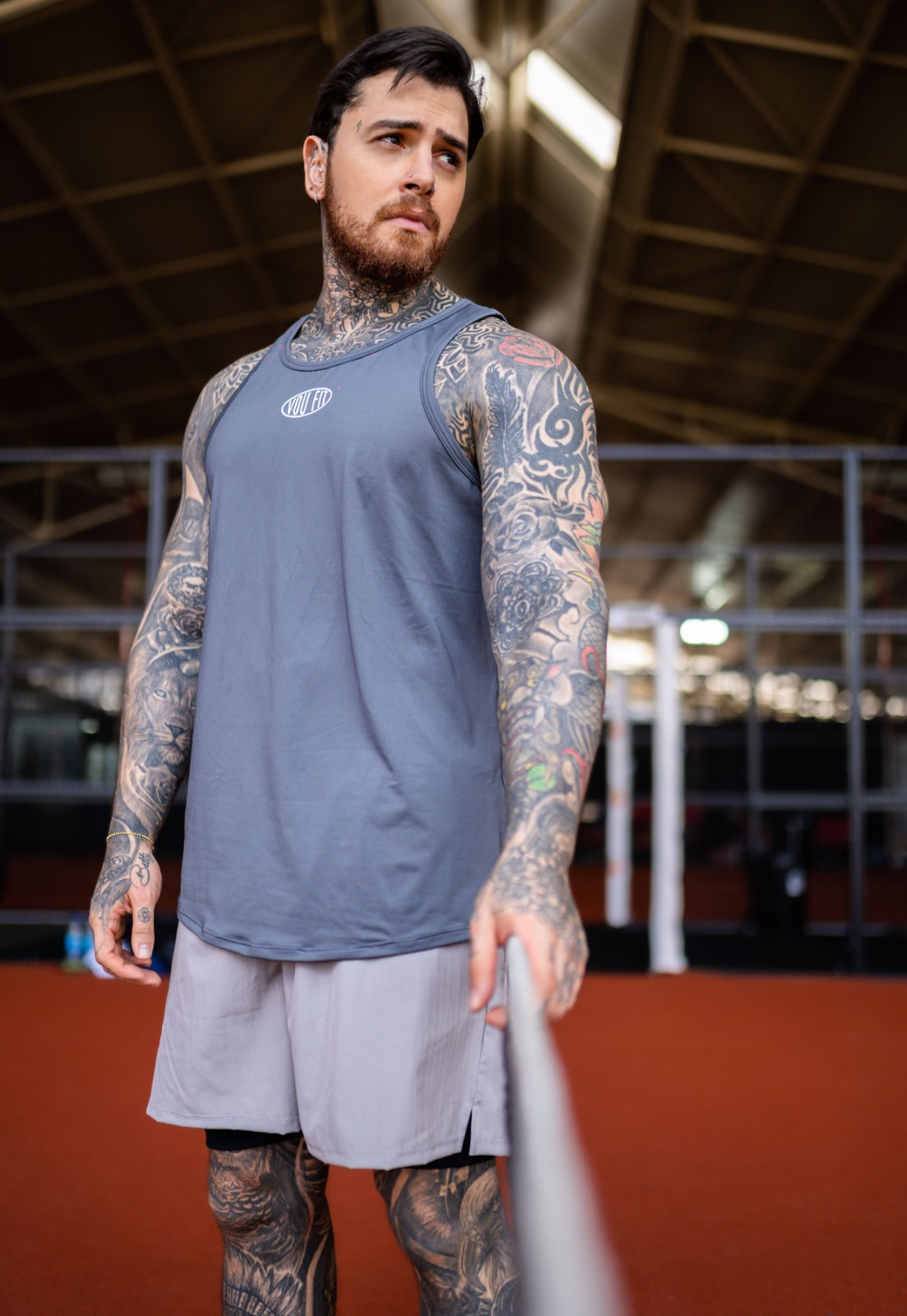 CAMISILLA ATHLETIC SYNERGY GRIS