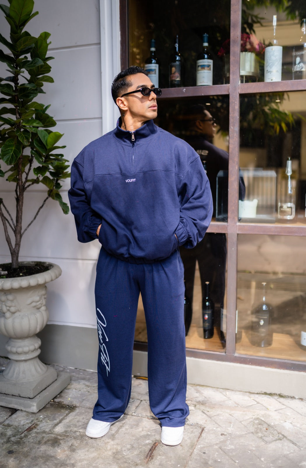 SUDADERA SINERGY AZUL