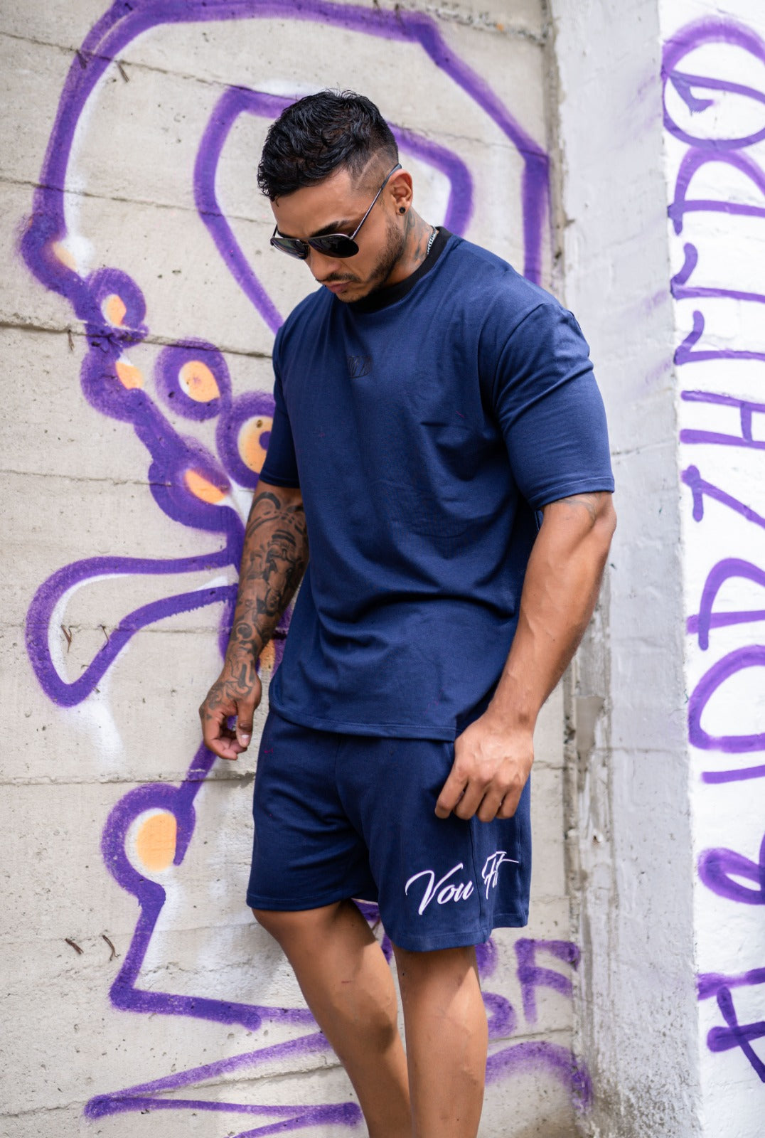 OVERSIZED BLAZE AZUL