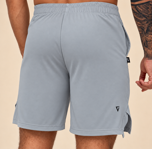 Pantaloneta Abertura Summer Gris Claro