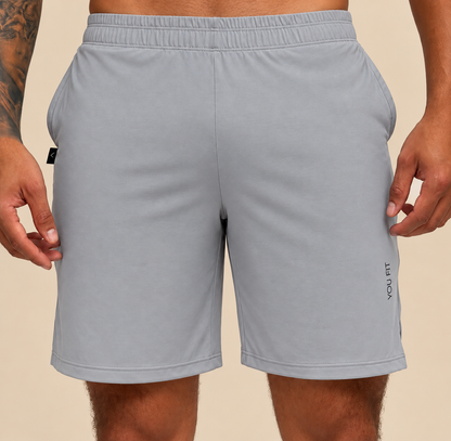 Pantaloneta Abertura Summer Gris Claro