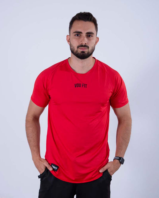 Camiseta Ranglan Roja - voufit