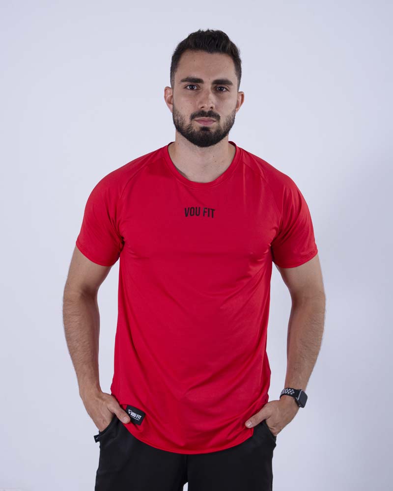 Camiseta Ranglan Roja - voufit