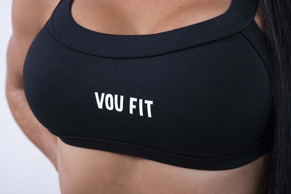 Top Strapless Negro - voufit