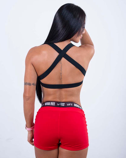 Top Strapless Negro - voufit