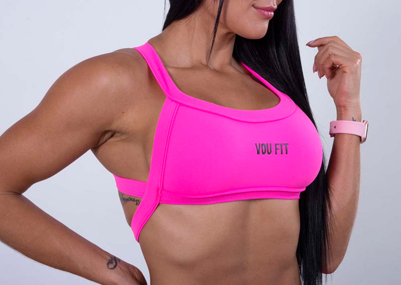 Top Strapless Fucsia - voufit