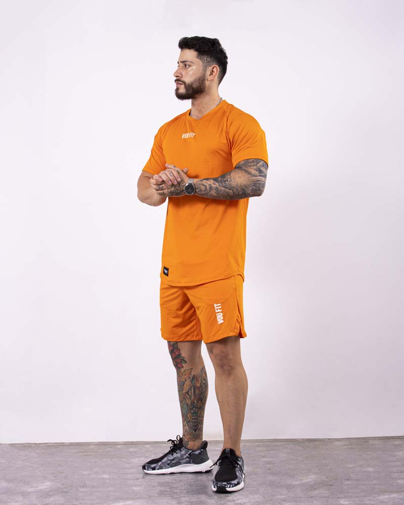 Camiseta Ranglan Naranja - voufit