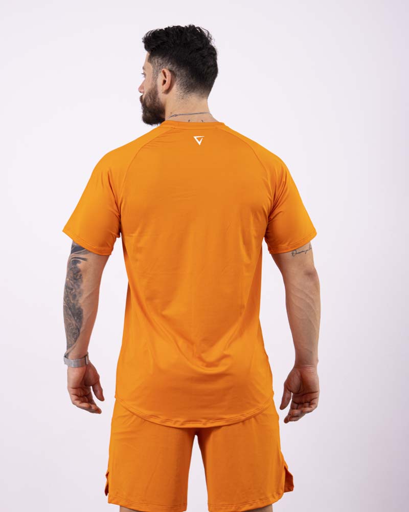 Camiseta Ranglan Naranja - voufit