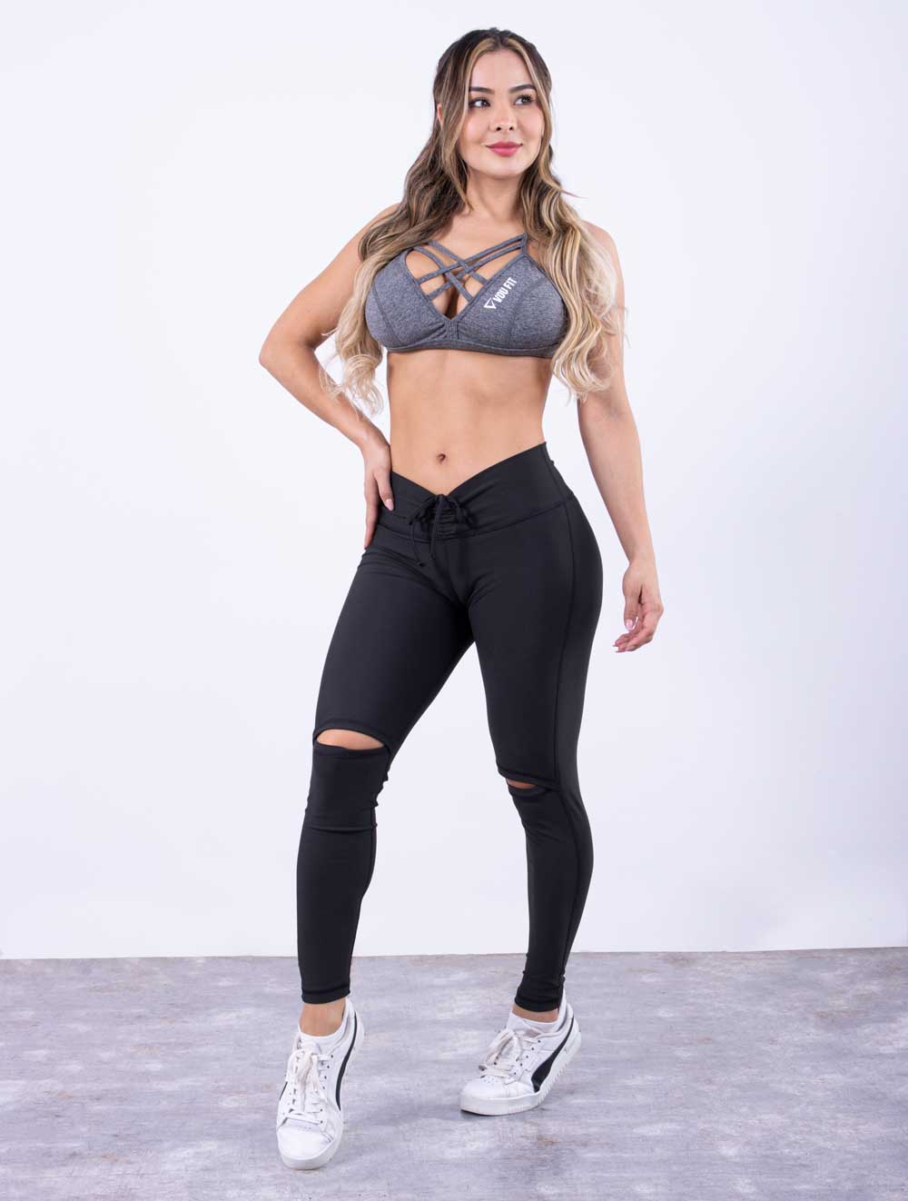 Leggin Abertura Negro - voufit