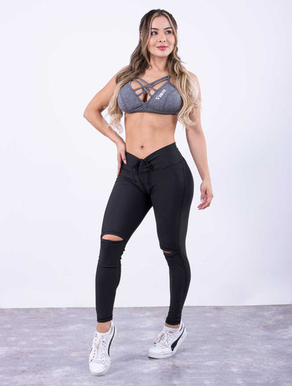 Leggin Abertura Negro - voufit