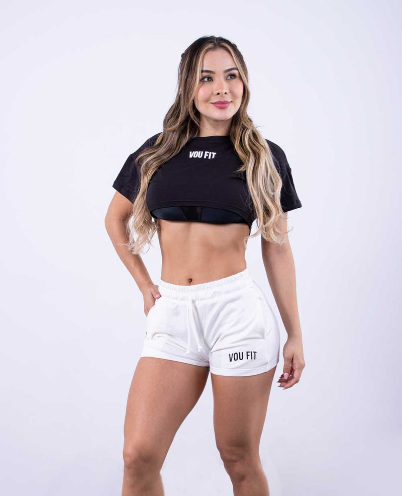 Camiseta Lifestyle Negra - voufit